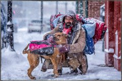 Travellers in a Snow Storm